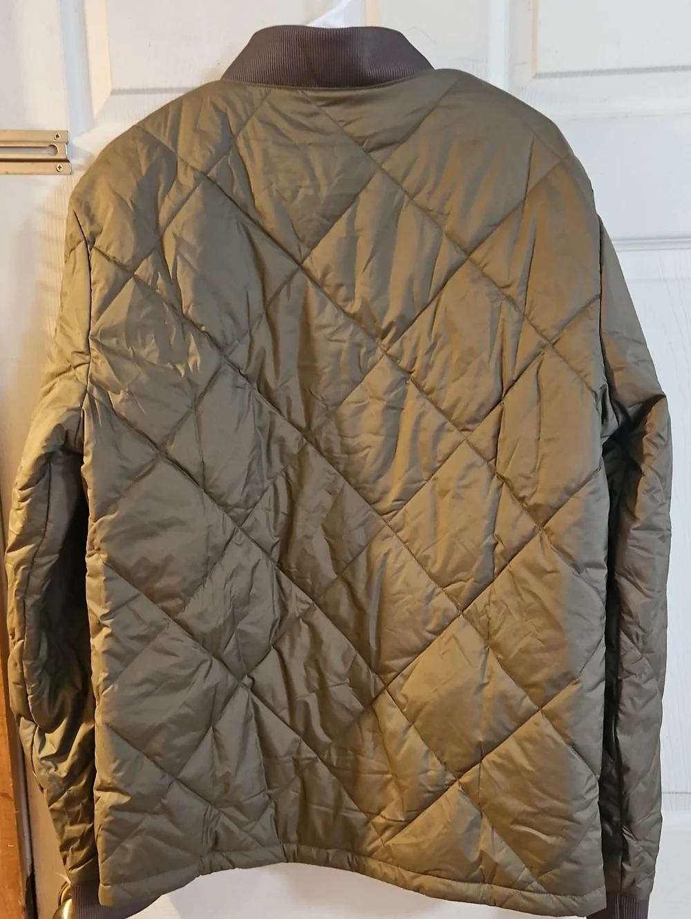 tentree Men’s Diamond Padded Bomber Jacket: GREEN: NEW WITH TAGS: SIZE L